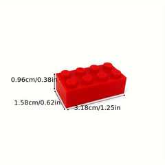40pcs 2x4 High Bricks Small Building Blocks Compatible With Multiple Main Brands