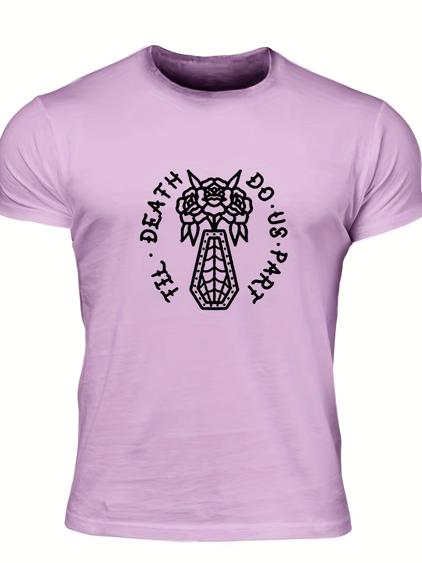 Men's Death Do Us Part Tee Shirt, Crew Neck, Casual Fit