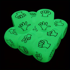 2pcs Funny Luminous Dice for Guessing Game and Drinking, Party Bar