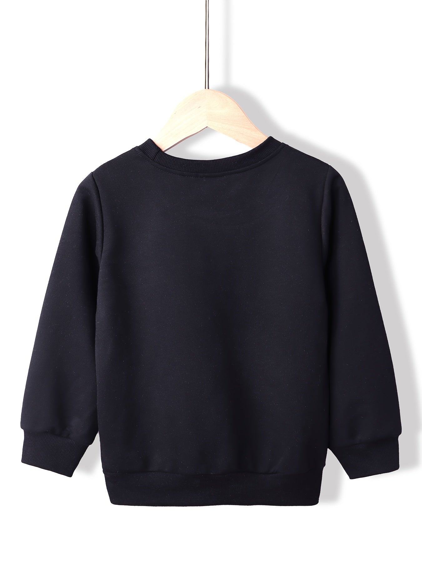 Cute Ghost & Broom Kids Sweatshirt