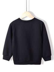 Cute Ghost & Broom Kids Sweatshirt