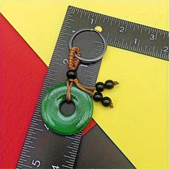 Jade Keychain Couple Purse Pendant Decoration