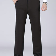 Men's Warm Stretch Dress Pants for Business