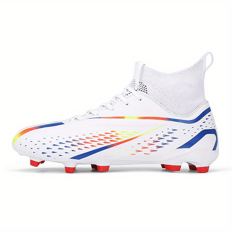 Kids AG Soccer Cleats Lightweight Non Slip Football Shoes