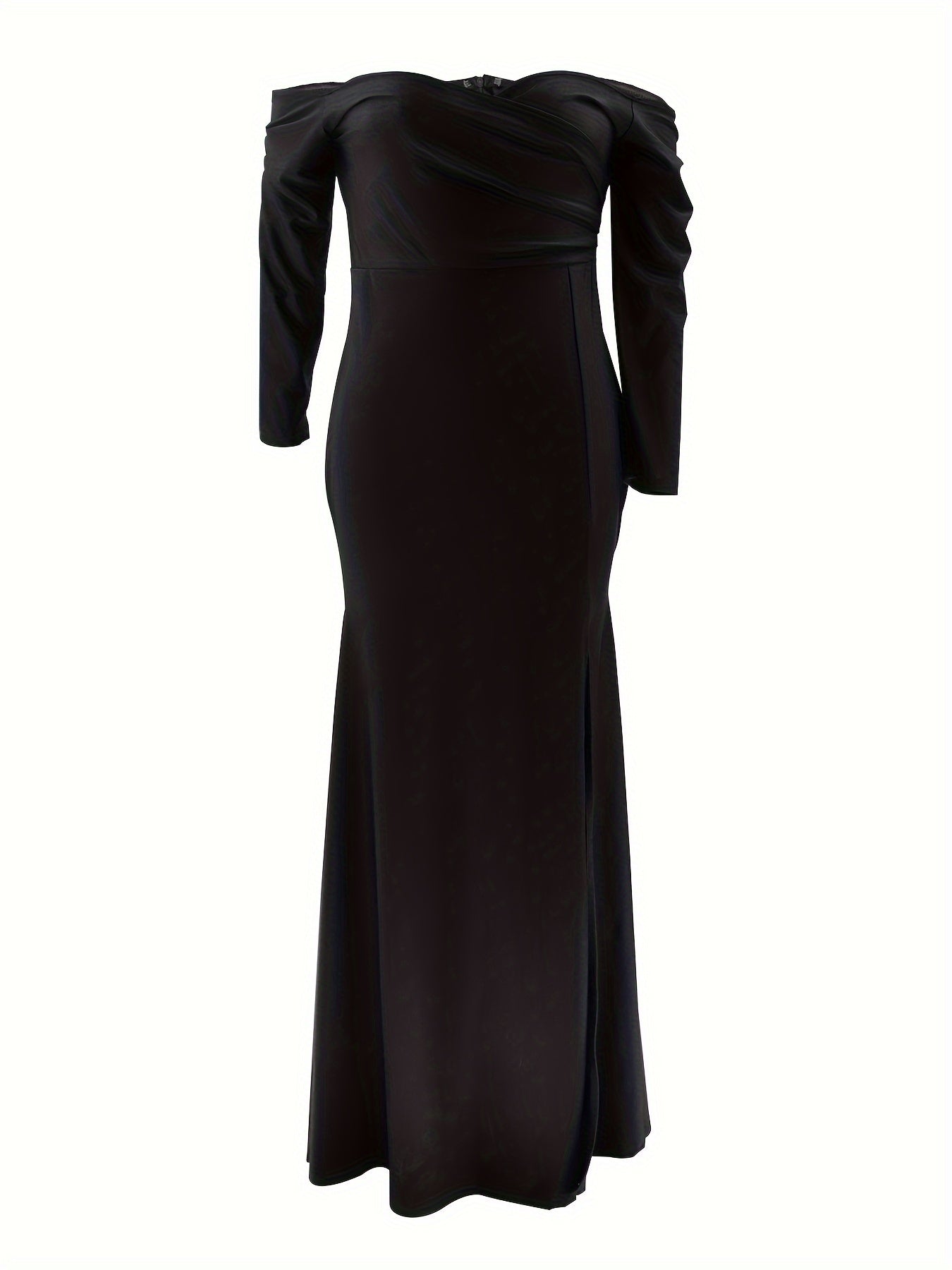 Women's Plus Off Shoulder Mermaid Maxi Dress