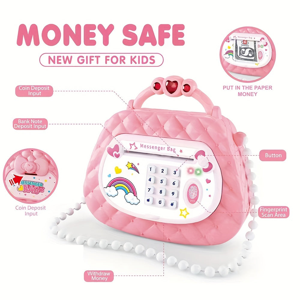 Children's Large E Money Coin Bank w/ Password Protection