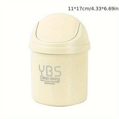 Mini Waste Bin Small Trash Can Desktop Desk Storage