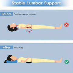 Size Up Waist Belt Airbag Inflatable Lumbar Support Pillow