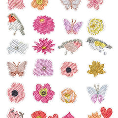 Cartoon Birds Diamond Decals For Kids - Christmas Theme Diamond Painting Kits