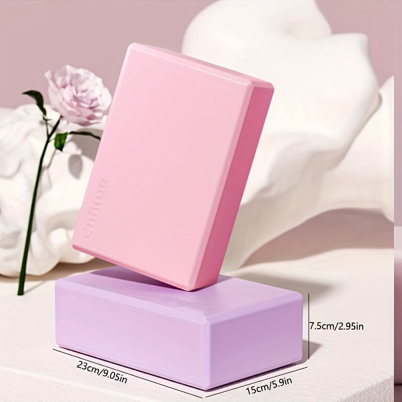 2pcs Macaroon Yoga Bricks for Back Massage & Body Shaping