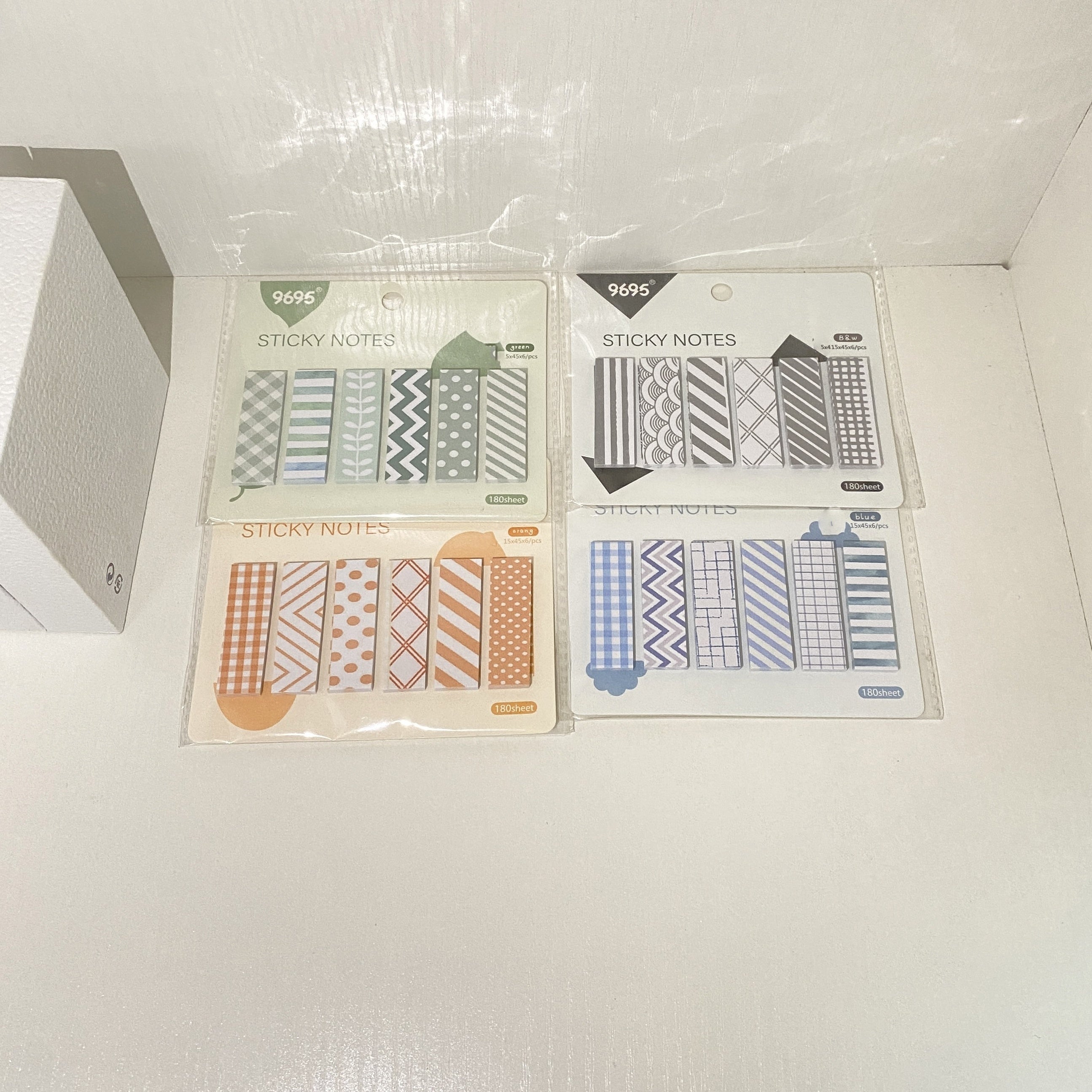 Index Stickers Set: Writeable Paper Sticky Notes Loose Leaf Bookmarks