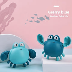 Crab Water Toys for Kids Bathtub Play 2 Cartoon Crabs Red Plastic