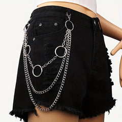 Hip Hop Metal Waist Chain for Men