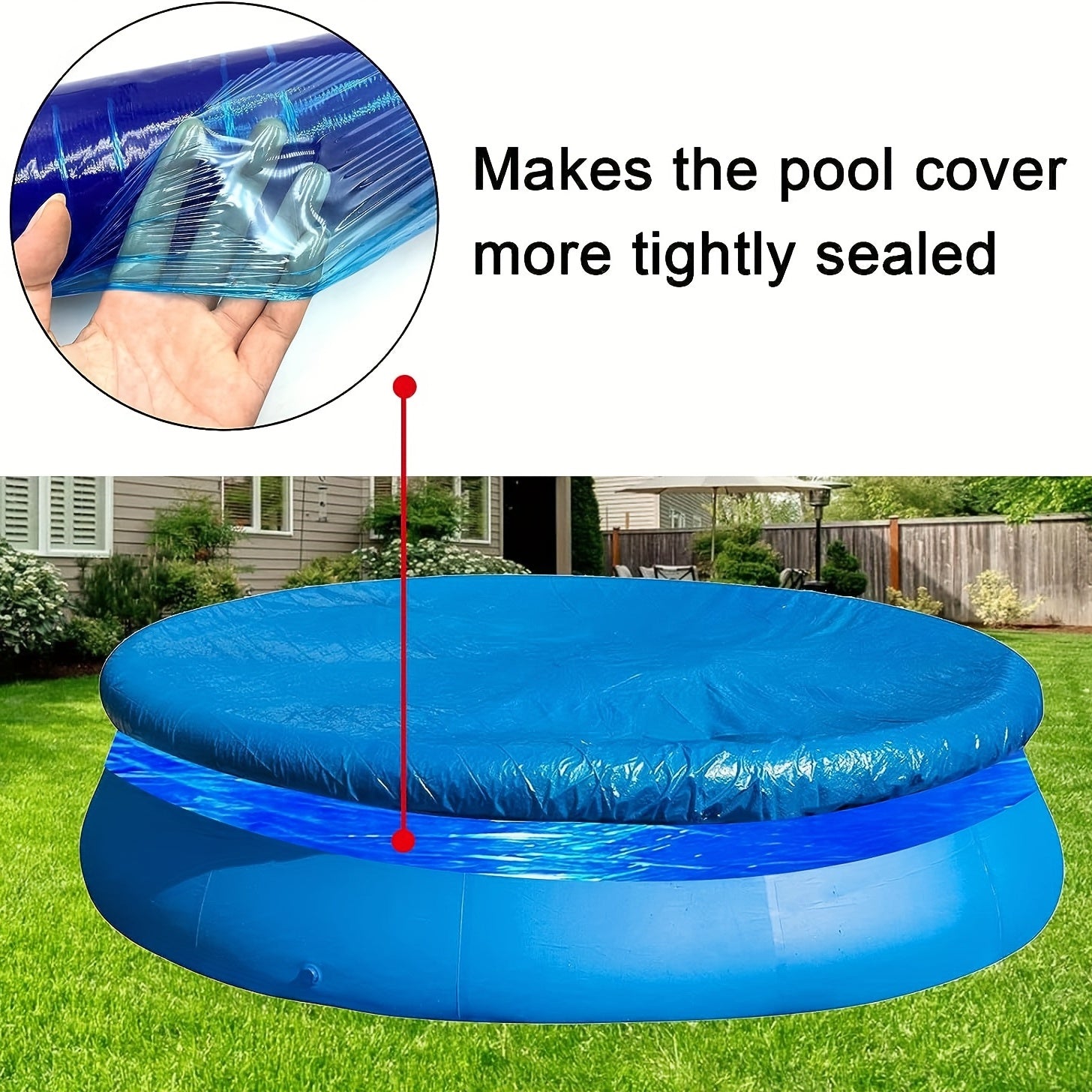 Winter Cover Sealer Above Ground Pool Covers 242.01m Windproof Pool Wrap