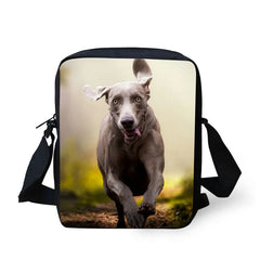 Pet Dog Prints Shoulder Crossbody Bag for Women Mini