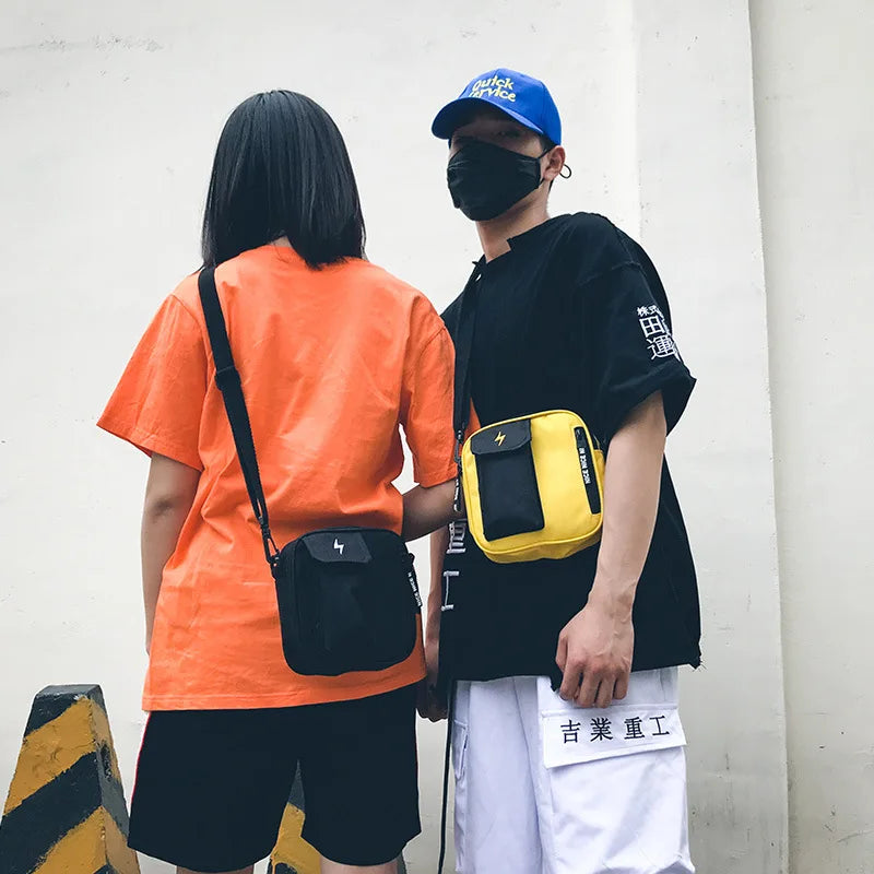 Men Streetwear Outdoor Sports Waist Bag Military Climbing Shoulder Bag