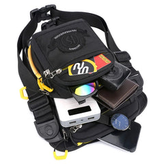 Nylon Men's Waist Bag Drop Leg Pack Thigh Pouch Crossbody Shoulder Bag