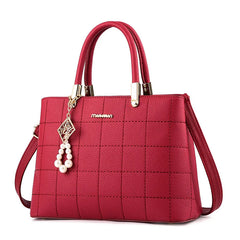 Women's PU Leather Handbags Big Capacity Euro Lady Shoulder Bags