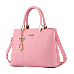 Women's PU Leather Handbags Big Capacity Euro Lady Shoulder Bags
