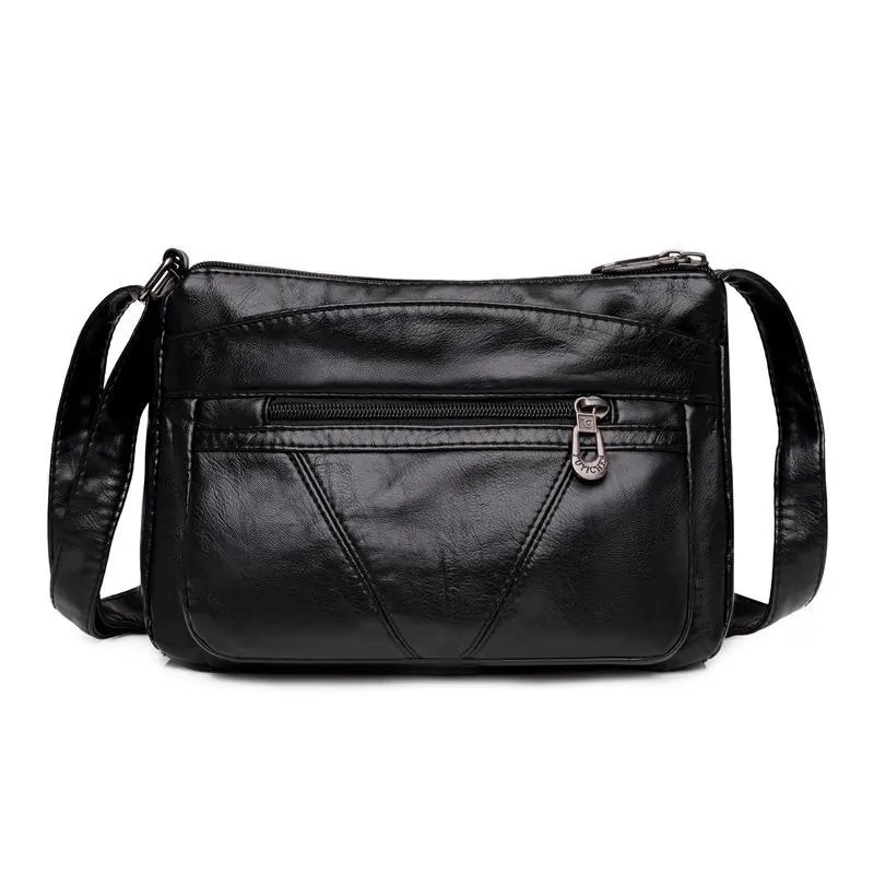 Women's Small Shoulder Bag Soft Cross-body Square Bag
