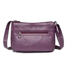 Women's Small Shoulder Bag Soft Cross-body Square Bag
