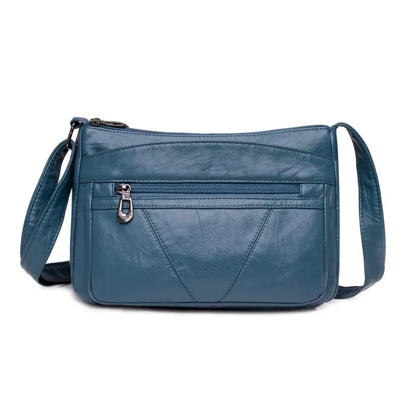 Women's Small Shoulder Bag Soft Cross-body Square Bag