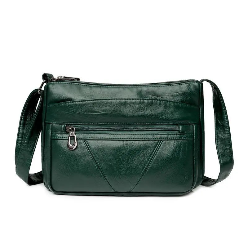 Women's Small Shoulder Bag Soft Cross-body Square Bag