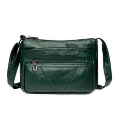 Women's Small Shoulder Bag Soft Cross-body Square Bag