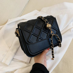 Chain Small Square Bag Shoulder Messenger Purse for Women