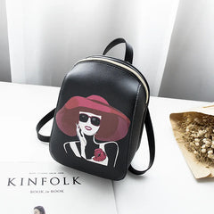Small Backpack for School Teenager Travel Female Purse Crossbody Bag