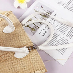 Tassel Straw Bags Rattan Weave Women Handbags Paper Shoulder