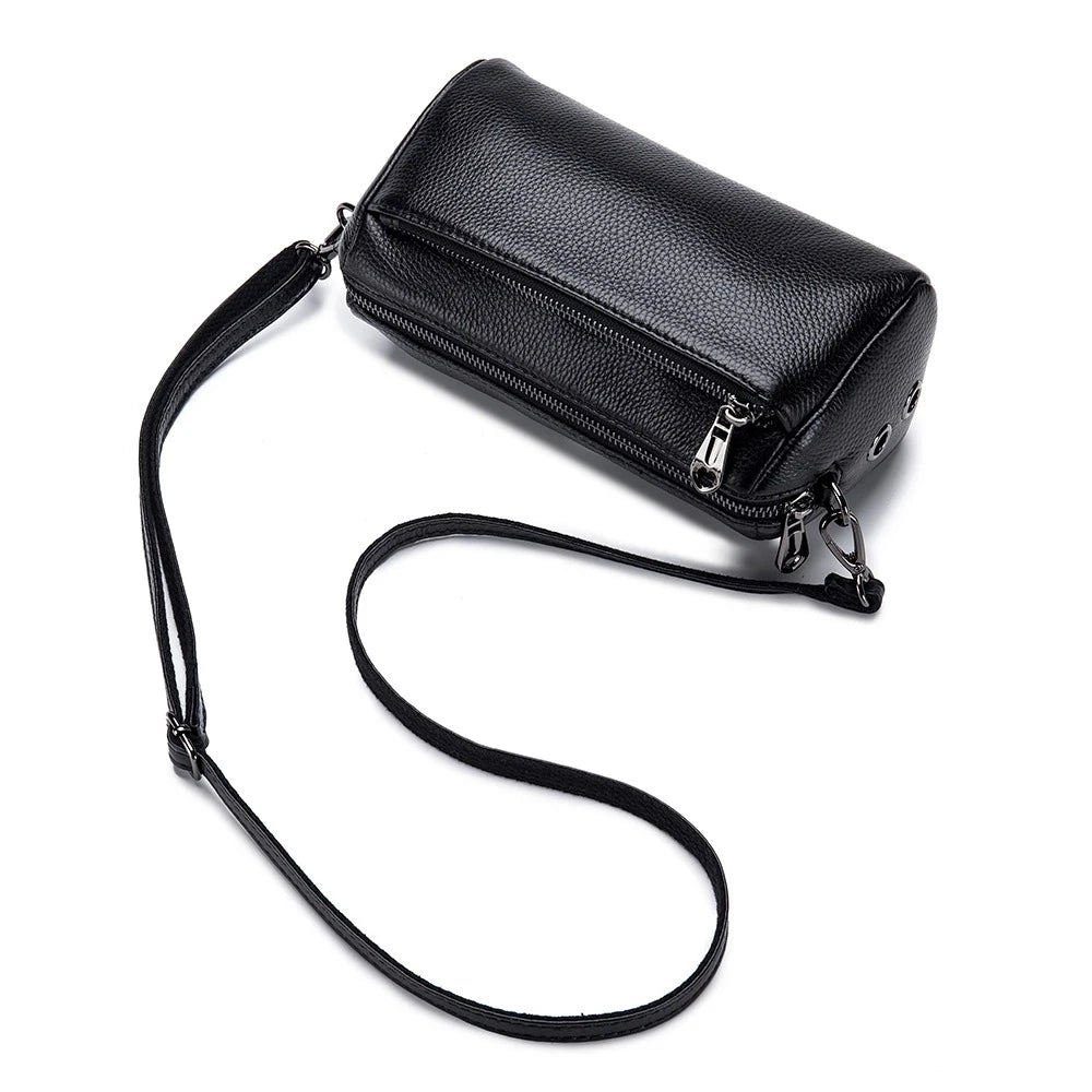Women Leather Shoulder Bag Small Handbag Casual Lady Crossbody Bag
