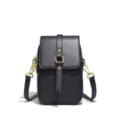 Small Leather Shoulder Bag Women Crossbody Tote Phone Sac