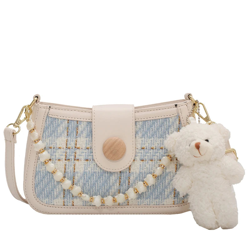 Women's Messenger Bag Small Square All-Match Shoulder Underarm Bag
