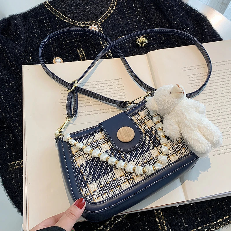 Women's Messenger Bag Small Square All-Match Shoulder Underarm Bag