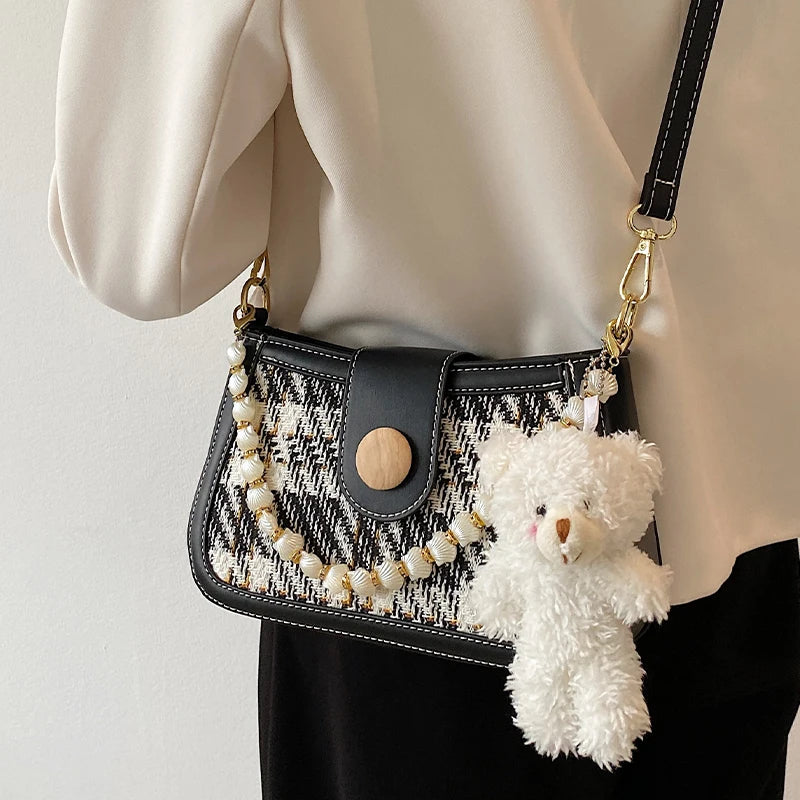 Women's Messenger Bag Small Square All-Match Shoulder Underarm Bag
