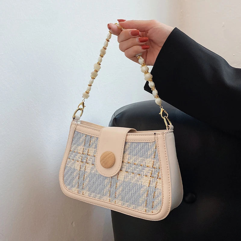 Women's Messenger Bag Small Square All-Match Shoulder Underarm Bag