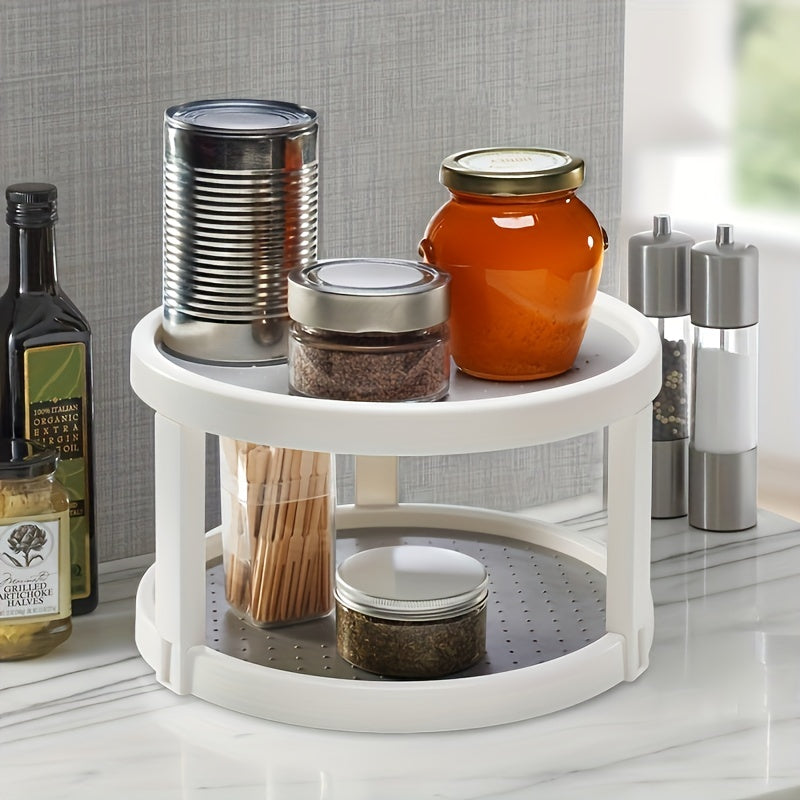 Multifunctional Rotatable Seasoning Storage Box for Home Kitchen