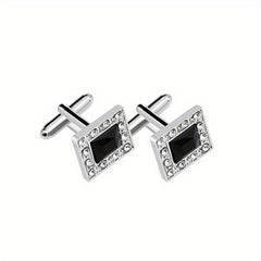 Rhinestone Cufflinks Shirt Cufflinks Wedding Business Gift