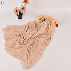 Hollow Tassel Long Scarf Headband Sexy Scarf Women's Scarf Shawl
