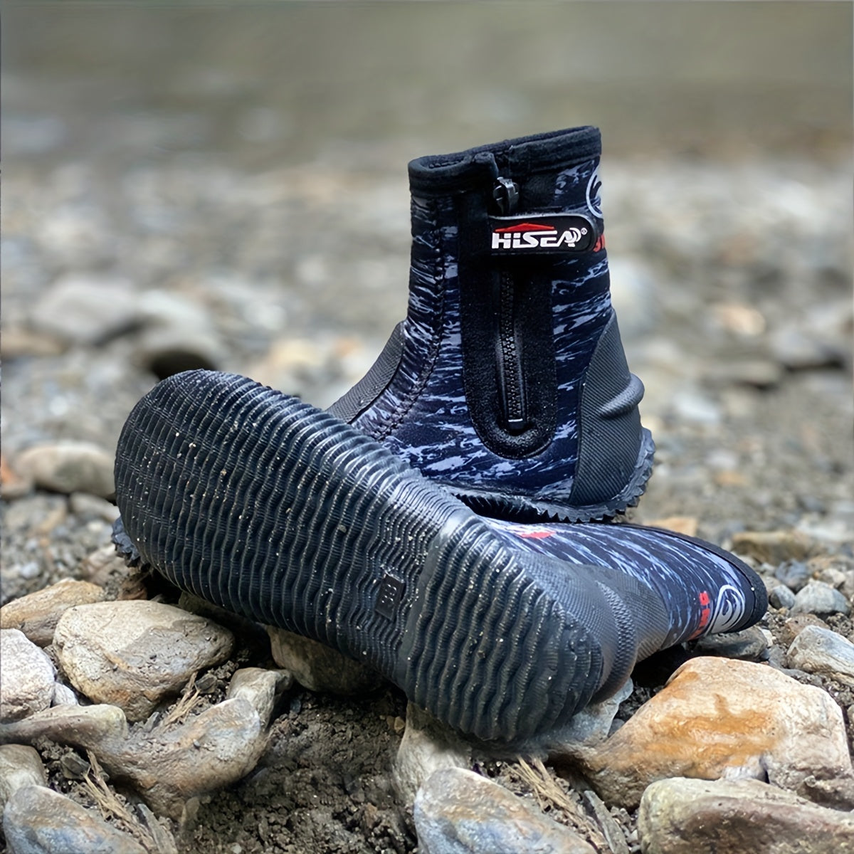 Hisea 5mm Diving Boots Soft Anti Slip Beach Shoes Men Women