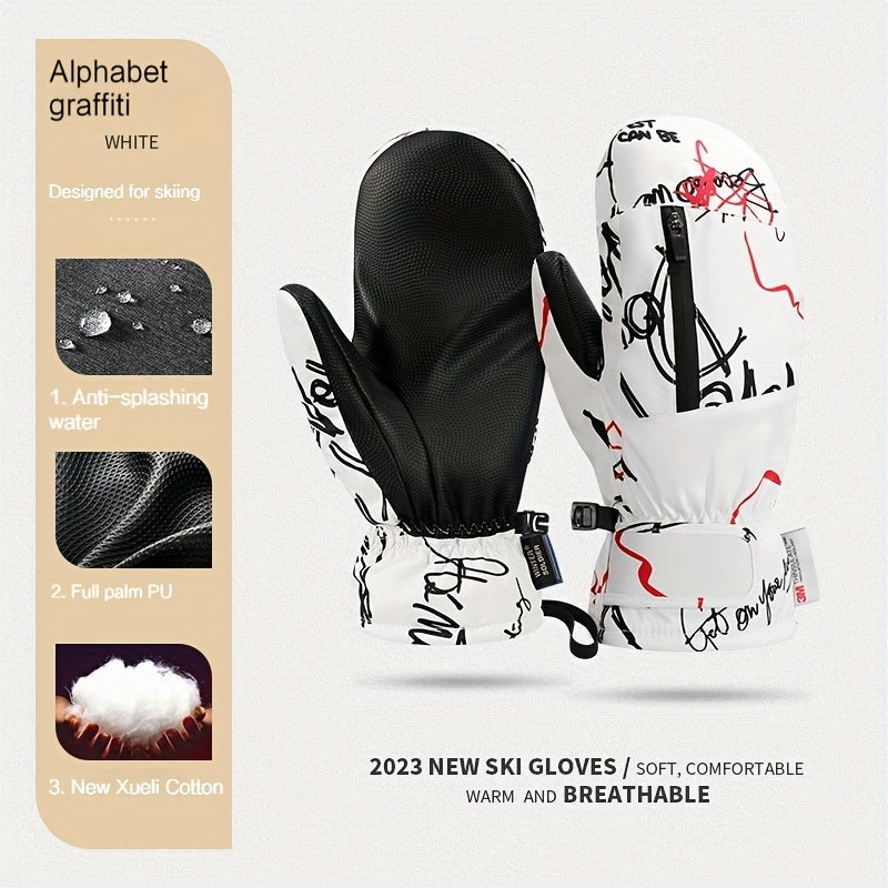 Winter Skiing Gloves Snowboard Gloves Windproof Warm Waterproof