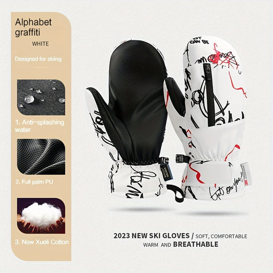 Winter Skiing Gloves Snowboard Gloves Windproof Warm Waterproof