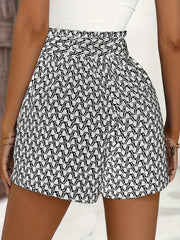 Tie Front Shorts Women's Casual Summer Clothing