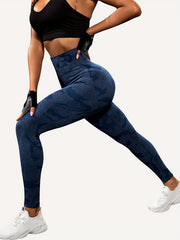 High Waisted Yoga Pants Camouflage Print Leggings