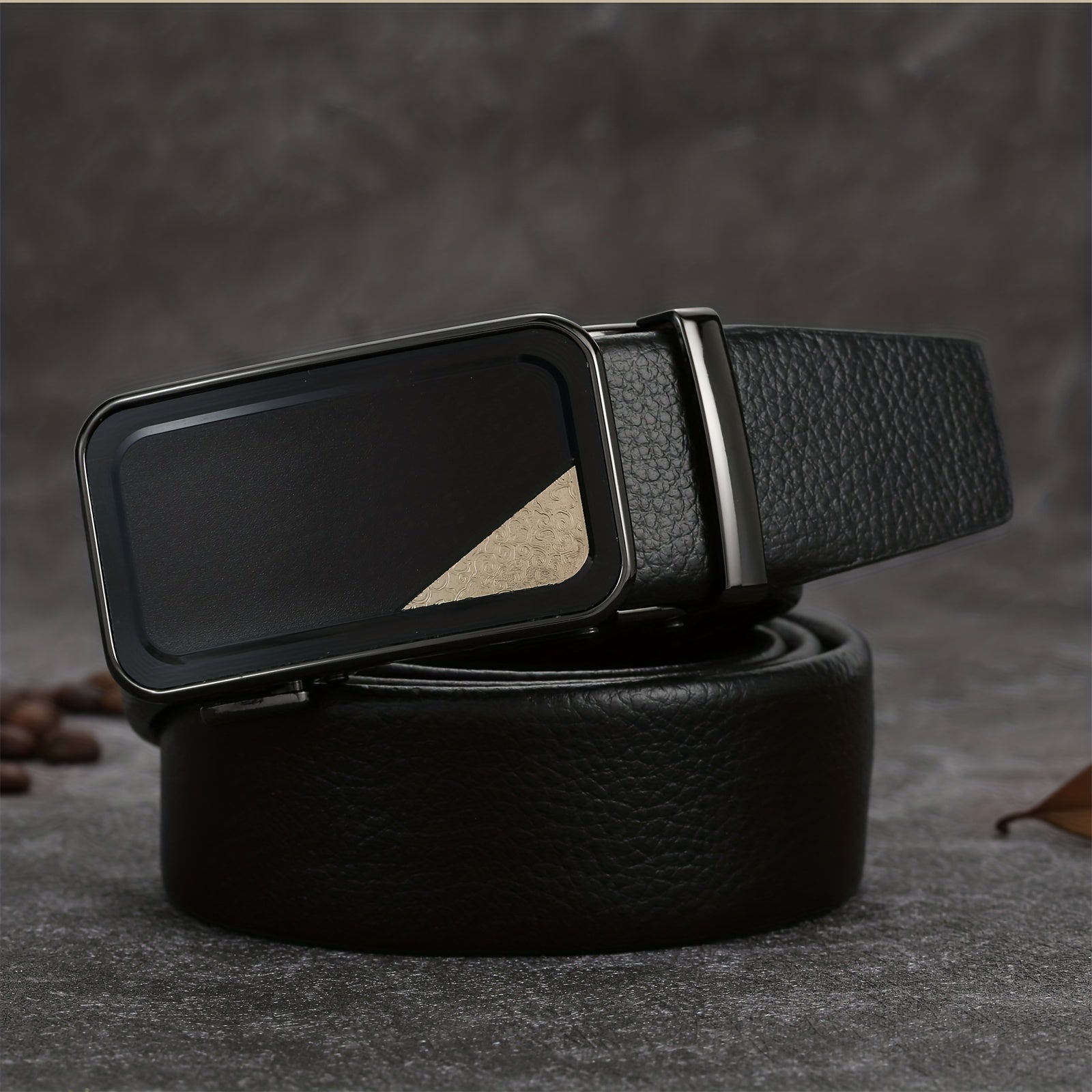 Men's PU Leather Belt with Versatile Design