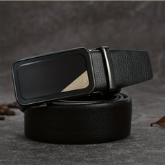 Men's PU Leather Belt with Versatile Design