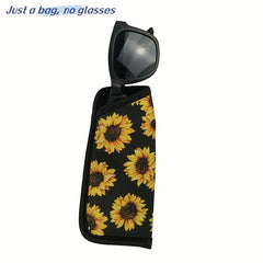 Mini Sunglasses Pouch Pattern Storage Bag Lightweight Travel Accessory