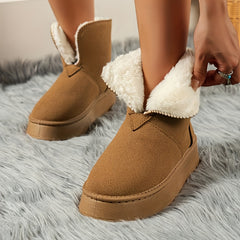 Non slip Warm Tube Snow Boots Thick Bottom Shoes Women's Footwear