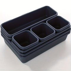 15pcs Interlocking Desk Drawer Organizer Separator